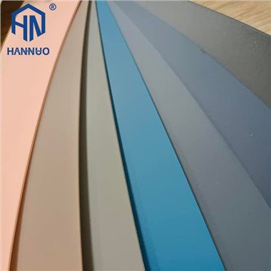 Bandă de margine din PVC de culoare solidă